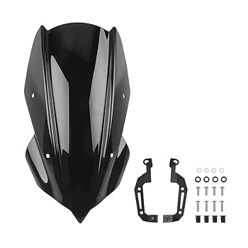 新品未使用　ステルス Amazon.com: Motorcycle Windshield WindScreen Fits for